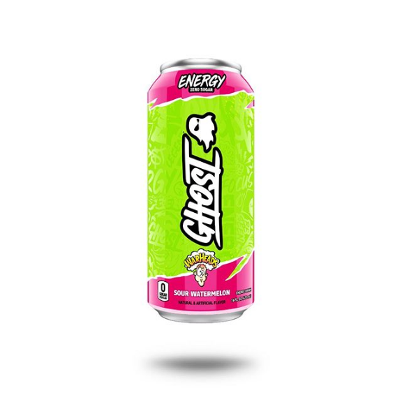 Ghost Energy Drink RTD Warheads Sour Watermelon – CORE Sports Nutrition