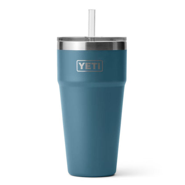 Yeti Rambler 26 oz Cup w/Straw Lid - OffShore Blue-Limited Edition