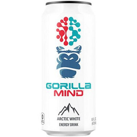Gorilla Mind RTD Energy Drink - Arctic White (1 Can)