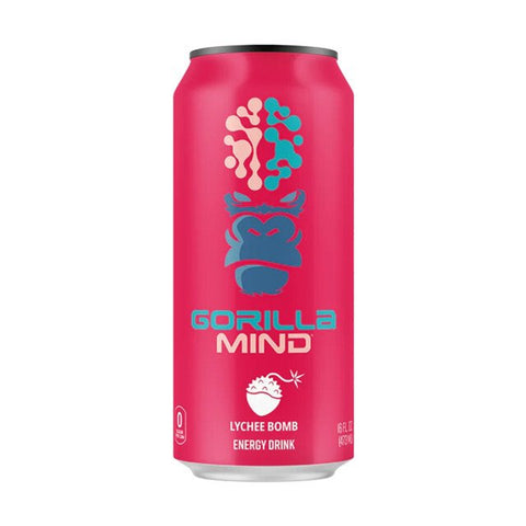 Gorilla Mind RTD Energy Drink - Lychee Bomb (1 Can)