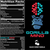 Gorilla Mind RTD Energy Drink - Black Cherry Vanilla (1 Can)