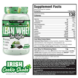 MuscleSport Lean Whey 2lb - Irish Cookie Shake