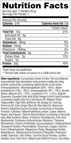 Metabolic Nutrition MuscLean Single Serving (Select Flavor)