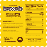 Alpha Prime - Prime Bites Protein Brownie - Banana Nut (Select Size)